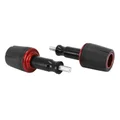 CRASHPADS/TOP BLOCK FOR HONDA 750 X-ADV - ALU CNC ANODIZED RED (PAIR)  -AVOC-