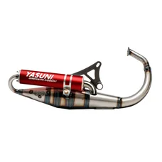 POT SCOOT YASUNI Z VERNI POUR MBK 50 BOOSTER, STUNT/YAMAHA 50 BWS, SLIDER  (SILENCIEUX ROUGE)  -TUB306R-
