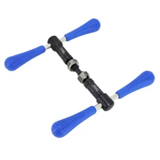 OUTIL PRO TARAUD BOITE DE PEDALIER CYCLUS FILETAGE FRANCAIS 35X1 DROIT+GAUCHE (MALETTE COMPLETE AVEC PORTE TARAUD) CYCLUS