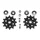 DERAILLEUR PULLEY - SRAM APEX 1 / NX for 11 Speed.  (set of 2)