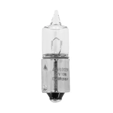 AMPOULE/LAMPE HALOGENE MINIATURE H10W 12V 10W CULOT BA9s TEMOIN BLANC (CLIGNOTANT) (VENDU A L'UNITE)  -FLOSSER-