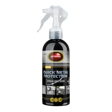 NETTOYANT/DEGRAISSANT AUTOSOL QUICK METAL PROTECTION (SPRAY 250 ml) (CONVIENT AUX SURFACES METALLIQUE BROSSES ET L'ALUMINIUM ANODISE) (MADE IN GERMANY - QUALITE PREMIUM)