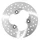 BRAKE DISC FOR SYM 125 GTS 2006>2007 Rear, 125 JOYRIDE 2001> Rear, 125 JOYRIDE S 2016> Rear, 200 JOYRIDE 2001>2004 Rear  (EXT 200mm - INT 73mm - 3 Holes )  (DF4108A)  -NEWFREN-