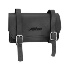 SADDLE BAG FOR BICYCLE -VINTAGE - BLACK LEATHER EFFECT