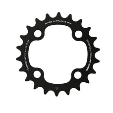 CHAINRING FOR MTB - 4 Arms- DOUBLE/TRIPLE 32T.Ø 104 -OUTER- CHINOOK ALUMINIUM BLACK- TA FOR SHIMANO / SRAM / RACE FACE / FSA 10/11 SPEED-. COMPATIBLE IN MID POSITION FOR TRIPLE