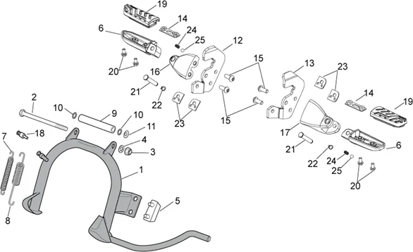 Repose-pieds bequille