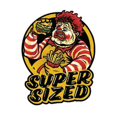 AUTOCOLLANT/STICKER LETHAL THREAT SUPER SIZED (60x80mm)