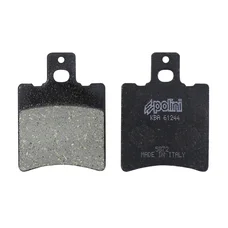 PLAQUETTE DE FREIN POLINI POUR POUR MBK 50 BOOSTER SPIRIT 1996>, NITRO 1997> AV / YAMAHA 50 AEROX 1997>, BWS, JOG R 1993>, NEOS 1997> AV  (L 40mm - H 50mm - P 7mm) (174.0011) (ORIGINAL)