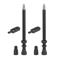VALVE DE PNEU TUBELESS PRESTA HUTCHINSON 80 mm OBUS DEMONTABLE (VENDU A LA PAIRE SUR CARTE)