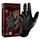 GANTS ATELIER NITRILE ECAILLES DE POISSON RESISTANT AUX PRODUITS CHIMIQUES, AUX HUILES, A L'ESSENCE NOIR  T11 (XXL)  (BOITE DE 25 PAIRES)