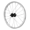 ROUE CITY 16" x 1.75 ALU AVANT MOY ACIER NOIR 85 mm AXE PLEIN
