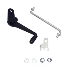 PEDALE LANCEUR/CIRETTE CYCLO POUR MBK 51 A KICK ACIER NOIR  -SELECTION P2R-