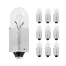 LIGHT BULB 12V  3W STANDART T4W FOOT BA9S - CLEAR (PARKING LIGHT) (SOLD PER 10)  -FLOSSER-