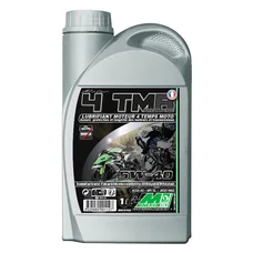 OIL FOR 4 STROKE ENGINE MINERVA MAXISCOOTER/MOTORBIKE 4TMR SYNTHETIC 5W40 RECOMMENDED BY PIAGGIO  (1L) (100% MADE IN FRANCE)