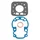 JOINT HAUT MOTEUR 50 A BOITE ADAPTABLE SUZUKI 50 RMX 2000>, SMX (POCHETTE)  -ARTEIN-
