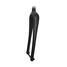 FOURCHE GRAVEL 700C CARBONE UD DISQUE FLATMOUNT DROITE PIVOT CARBONE CONIQUE LISSE 1"1/2 EN BAS et 1"1/8-28,6 EXTERIEUR, POUR FREIN A DISQUE ET AXE TRAVERSANT 12mm