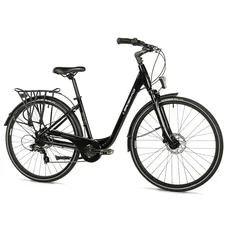 VELO MUSCULAIRE CITY BIKE 28 LEADER FOX REGION 2025 FEMME NOIR 7V CADRE ALU 19 POUCES (TAILLE ADULTE 175 à 183 cm)