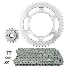 KIT CHAINE ADAPTABLE HONDA 700 XLV TRANSALP ABS 2008>2013, XL VA TRANSALP ABS 2008>2013  525  15x47  (DIAM COURONNE 130/150/10.5)  (DEMULTIPLICATION ORIGINE)  -AFAM-