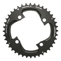 PLATEAU VTT 4BRA D.104 POUR SHIMANO XT M785 STRONGLIGHT DOUBLE 40DTS EXTERIEUR NOIR (POUR INTERIEUR 28DTS) NON FILETE - EPAISSEUR 5mm 10V.