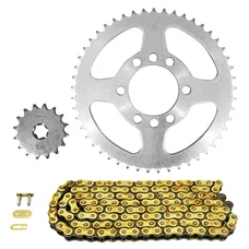 KIT CHAINE ADAPTABLE YAMAHA 125 DT MX 1978>1991  428  16x49  (DIAM COURONNE 62/80/10.5)  (DEMULTIPLICATION ORIGINE)  -AFAM-
