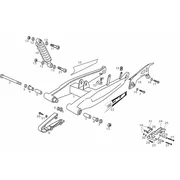 Fourche arriere - Amortisseur