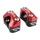 PONTET DE GUIDON UNIVERSEL VOCA HB28 V2 ALU CNC ADAPTATEUR DIAM 28,6mm NOIR/ROUGE (ENTRAXE FIXATION 32,20 A 34,80mm) (PAIRE)
