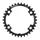 CHAINRING FOR ROAD BIKE- 34T.  Ø 110 - 4 ARMS "INNER" TYPE ULTEGRA 6800 - BLACK -ALUMINIUM- 7075 STRONGLIGHT 11 Speed