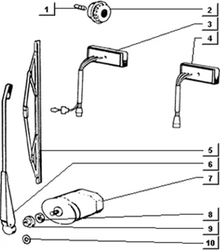 Essuie-glace plafonnier