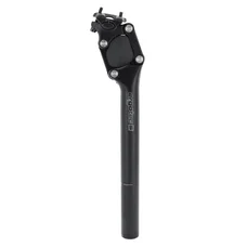 TIGE DE SELLE ROUTE/VTT ERGOTEC PARALLELOGRAMME ALU NOIR DIAM. 31,6  L350mm (HOMOLOGUE NIVEAU 5)