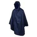 PONCHO / CAPE ANTI PLUIE ADULTE P2R L/XL BLEU MARINE WATERPROOF AVEC CAPUCHE - TAILLE 1.60 à 1.78m