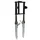 FORK FOR MOPED MBK 51 SWING BLACK/GREY - WITH CONE Ø 26,4mm  -SELECTION P2R-