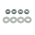 NUT FOR CYLINDER HEAD Ø M7 Hg  5mm with washer FOR  MINARELLI 50 AM6 / DERBI / PEUGEOT 103 / MBK 51 / MOTOBECANE  (SET OF 4)