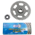 KIT CHAINE ADAPTABLE APRILIA 50 RS 1995->1998  415  12x44  (DIAM COURONNE 28.58/30.19)  (DEMULTIPLICATION ORIGINE)  -AFAM-