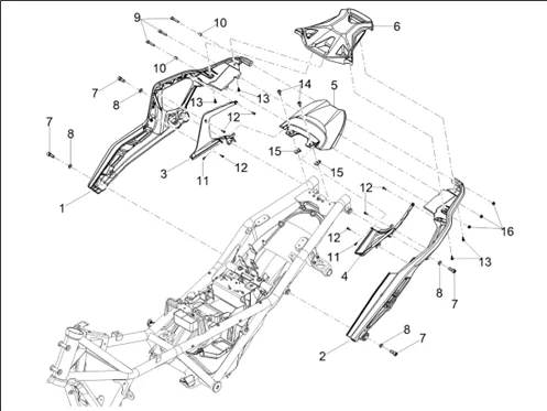 Carrosserie posterieure