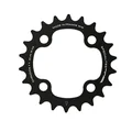 CHAINRING FOR MTB - 4 Arms- DOUBLE/TRIPLE 42T.Ø 104 -OUTER- CHINOOK ALUMINIUM BLACK- TA FOR SHIMANO / SRAM / RACE FACE / FSA 10/11 SPEED-.. COMPATIBLE IN MID POSITION FOR TRIPLE