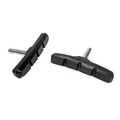 BRAKE PADS FOR MTB - SMOOTH STUD SYMETRIC-FIBRAX 70mm BLACK (PAIR ON CARD)