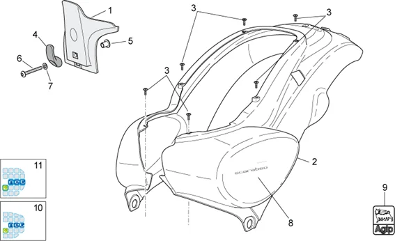Carrosserie posterieure I