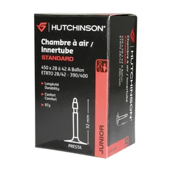 CHAMBRE A AIR VELO 450 x 28-42A HUTCHINSON VALVE PRESTA 32m 97g