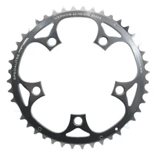 PLATEAU ROUTE 5BRA D.110 TA ZEPHYR 44DTS EXTERIEUR ARGENT ALU 7075 TYPE SHIMANO 9/10V.