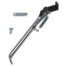 BEQUILLE CYCLO LATERALE UNIVERSELLE BRAS OSCILLANT CARRE GAUCHE/DROITE CHROME  -SELECTION P2R-