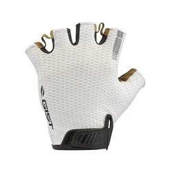 GANTS VELO COURT GIST AIR ETE BLANC     S (PAIRE SUR CARTE) AVEC VELCRO  -5519