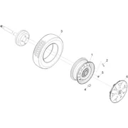 Roues avant et arrière