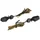 CLIGNOTANT UNIVERSEL REPLAY XRUN 5 6 LEDS MICRO FUME/NOIR (L 24mm / H 13mm / L 16mm) (HOMOLOGUE CE) (PAIRE)