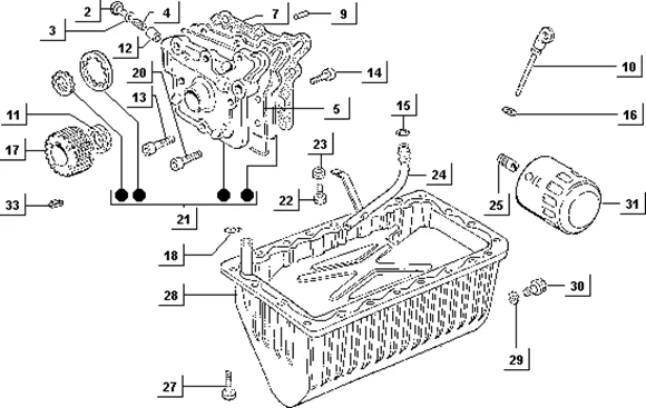 Pompe carter à huile