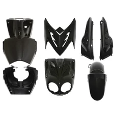 FAIRINGS/BODY PARTS FOR SCOOT  MBK 50 STUNT/YAMAHA 50 SLIDER  BLACK GLOSS  (7 PIECES)