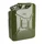 JERRYCAN/BIDON ESSENCE/CARBURANT PRESSOL METAL ARMEE TYPE US VERT 20L  (HOMOLOGUE TUV/EN)
