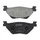 PLAQUETTE DE FREIN POLINI POUR YAMAHA 530 TMAX 2012>2017 AR, 560 TMAX 2020> AR  (L 100mm - H 39mm - P 11,6mm)  (174.0258)  (ORIGINAL)