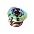 BOUCHON D'HUILE 50 A BOITE VOCA EVO V2 MINARELLI 50 AM6/RIEJU 50 MRT, SMX/YAMAHA 50 TZR, DTR/PEUGEOT 50 XPS, XR6/BETA 50 RR/SHERCO 50 SM-R, SE-R ALU CNC NEO-CHROME