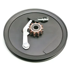 HEAD PULLEY FOR MOPED MBK 51, 41, 88, CLUB-REINFORCED STEEL WITH 11 TEETH REMOVABLE SPROCKET ( INA SLEEVE)
