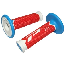 GRIP- PROGRIP OFF ROAD 788 TRIPLE DENSITY SPECIAL EDITION WHITE/RED/BLUE- LIGHT 115mm (PAIR) (CROSS/MX)